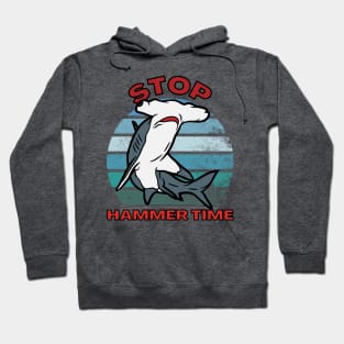 Stop Hammer Time Hammerhead Shark Hoodie